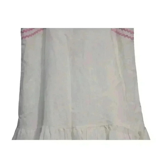 Lisa Marie Fernandez Target Dress Size Small Ric Rac Spaghetti Strap Linen Blend - Picture 4 of 13